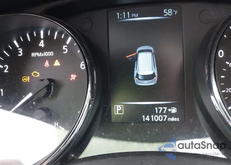 2017 Nissan Rogue Sl из США, поврежденный, VIN 5N1AT2MT9HC802693